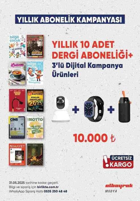 Ketebe Dergi - 10 Adet Yıllık Dergi Aboneliği + 3 Adet Promosyon 