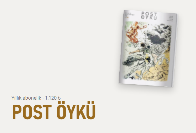 Post Öykü Dergisi Hediyeli Abonelik
