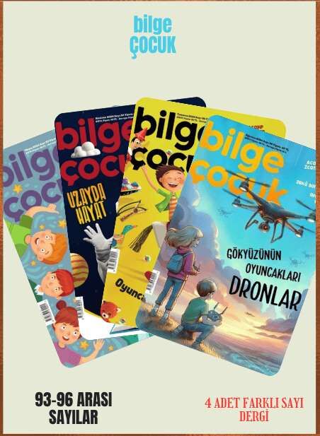 Bilge Çocuk Dergisi - Bilge Çocuk 4 Adet Dergi (93-94-95-96. Sayılar)