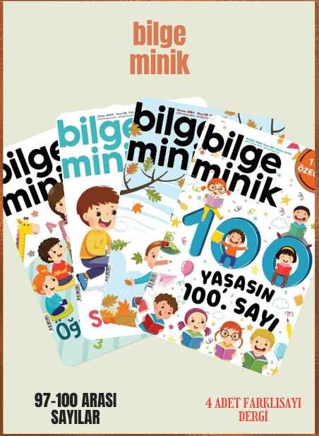 Bilge Minik 4 Adet Dergi (97-98-99-100 Sayılar)