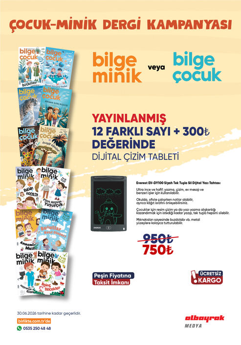 Ketebe Yayıncılık - Dijital Çizim Tableti +Yayınlanmış 12 adet Arşiv Sayı