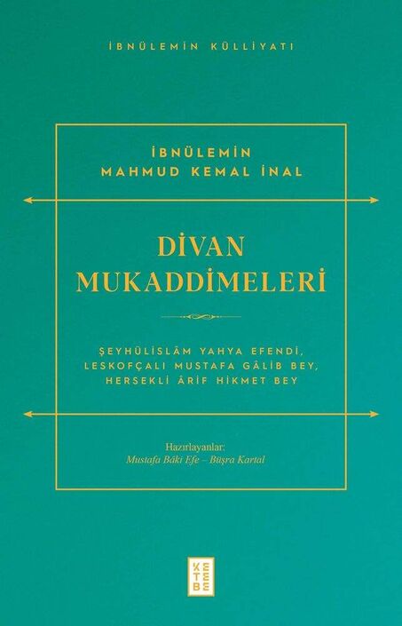 Ketebe Yayıncılık - Divan Mukaddimeleri Ketebe Yayıncılık - Divan Mukaddimeleri