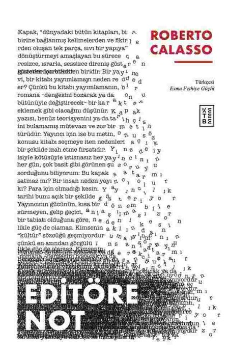 Ketebe Yayınları - Editöre Not