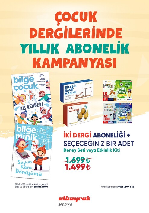 Ketebe Dergi - Etkinlik Seti + 2 Adet Dergi Aboneliği