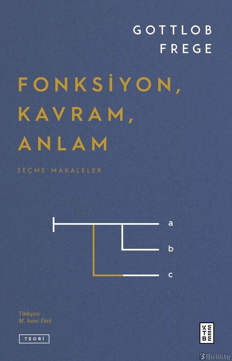 Ketebe Yayınları - Fonksiyon, Kavram, Anlam