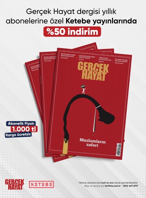 Ketebe Dergi - Gerçek Hayat - Yıllık Abonelik (Hediyeli)