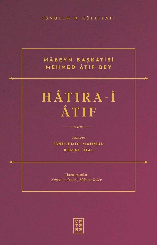 Hâtıra-i Âtıf Hâtıra-i Âtıf