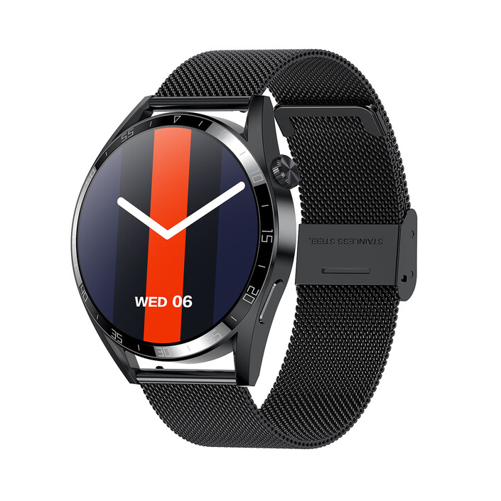 Hytech - Hytech GT3PRO Watch IOS ve Android Uyumlu MActive 1.50 inç Yuvarlak Ekranlı Akıllı Saat