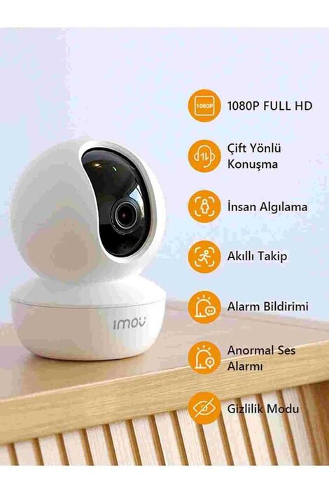 Imou - Imou Ranger SE İç Ortam WiFi PT Kamera/2MP-Gece Görüş-360°