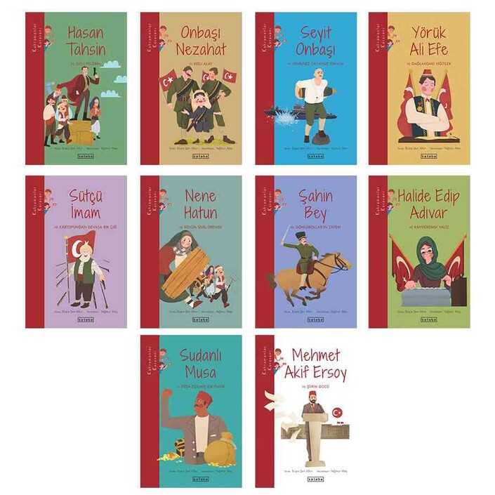 KETEBE ÇOCUK - Kahramanlar Karavanı Seti (10 Kitap)
