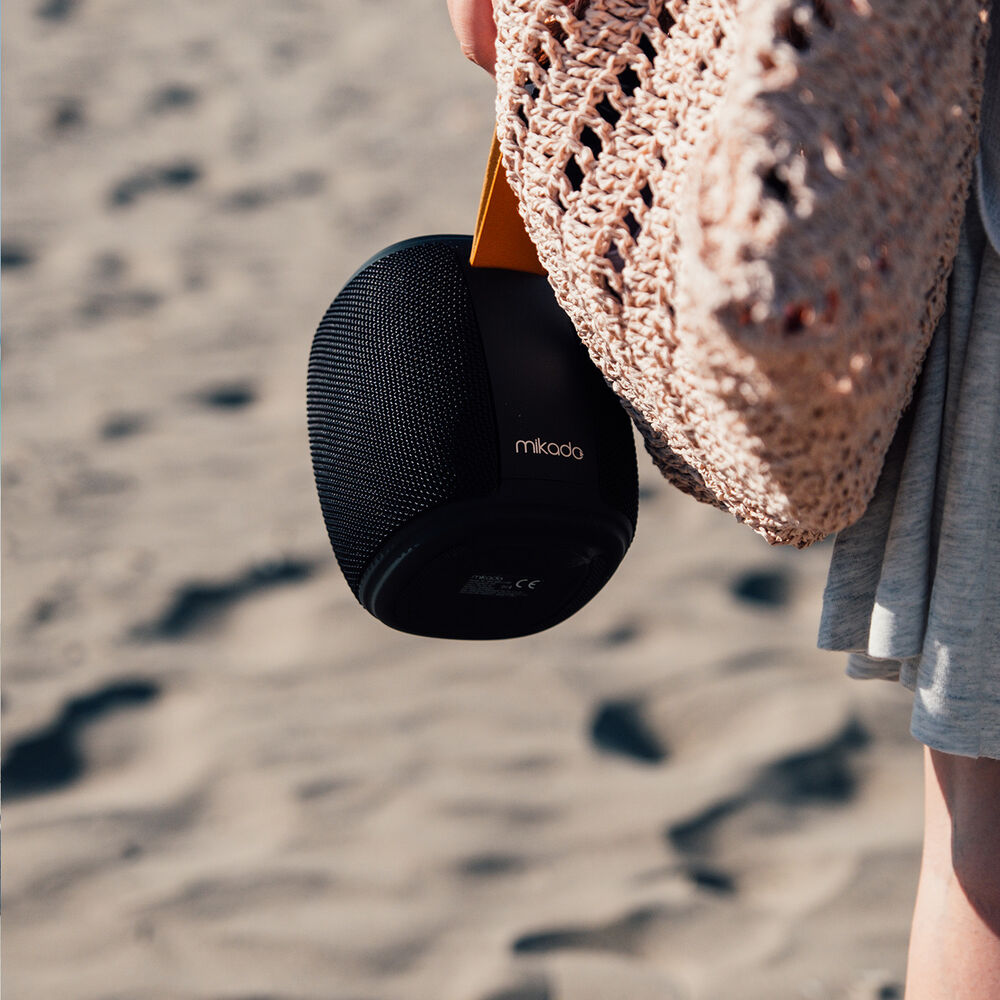 Mikado MD-888 CUBE Siyah 5W 1200mAh BT/TF/USB/LED Işıklı Speaker Hoparlör