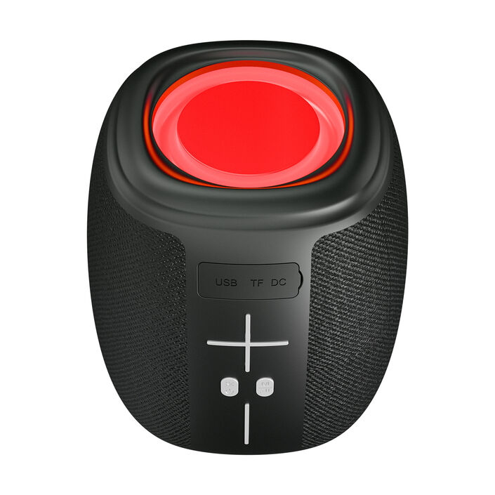 Mikado MD-888 CUBE Siyah 5W 1200mAh BT/TF/USB/LED Işıklı Speaker Hoparlör - Thumbnail