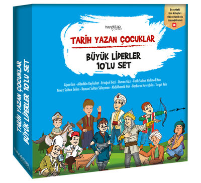 Tarih Yazan Çocuklar - Büyük Liderler (10 Kitap)