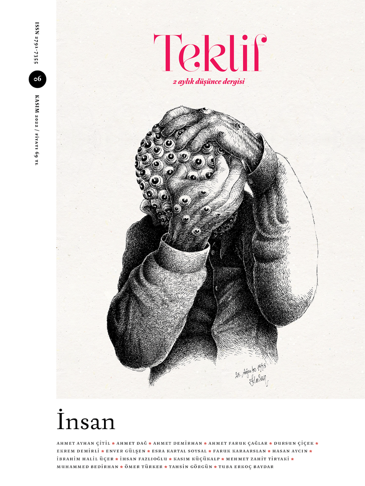 Teklif Dergisi - Kasım 2022 / Sayı 06 Teklif Dergisi - Kasım 2022 / Sayı 06